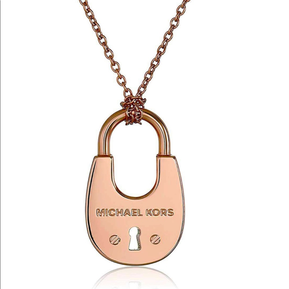MICHAEL KORS Padlock necklace